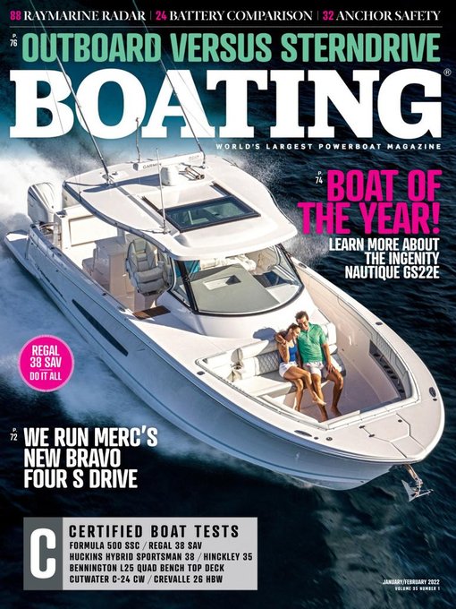 Cover image for Boating: January/February 2022
